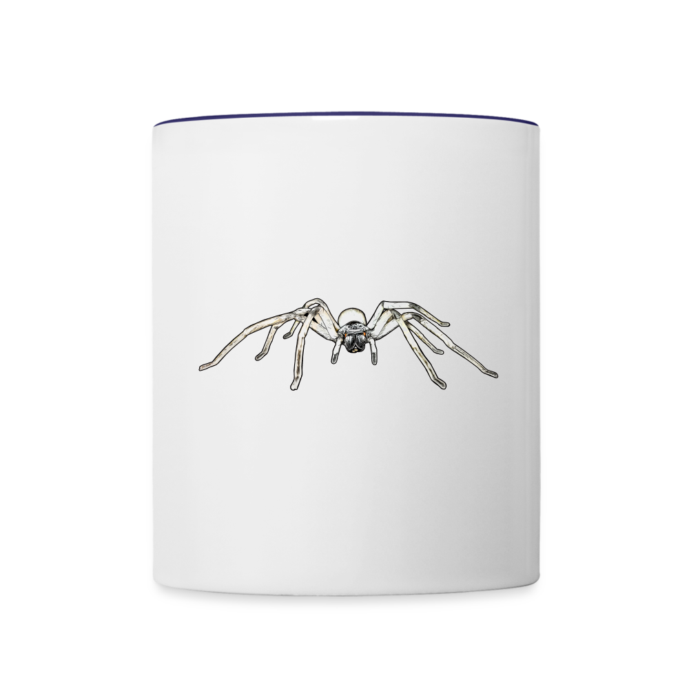 Tasse farbig Cerbalus negebensis - Weiß/Kobaltblau
