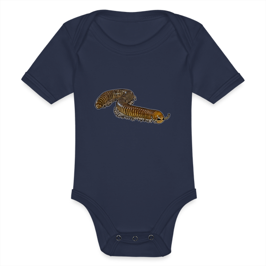Baby Bio Body kurz Telodeinopus aoutii - Dunkelnavy