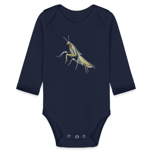 Baby Bio Body lang Deroplatys truncata female - Dunkelnavy