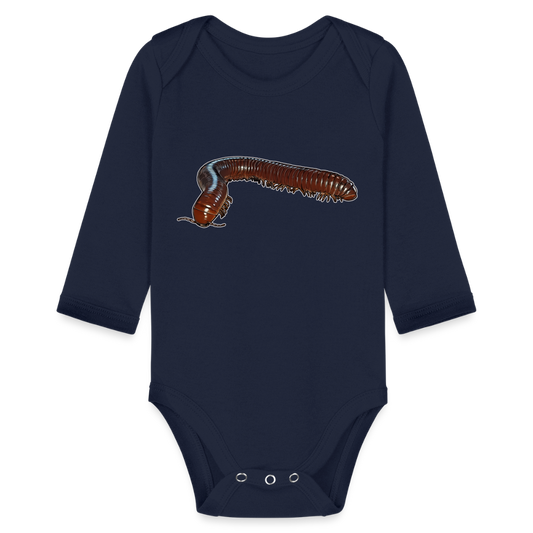 Baby Bio Body lang Ophistreptus guineensis - Dunkelnavy