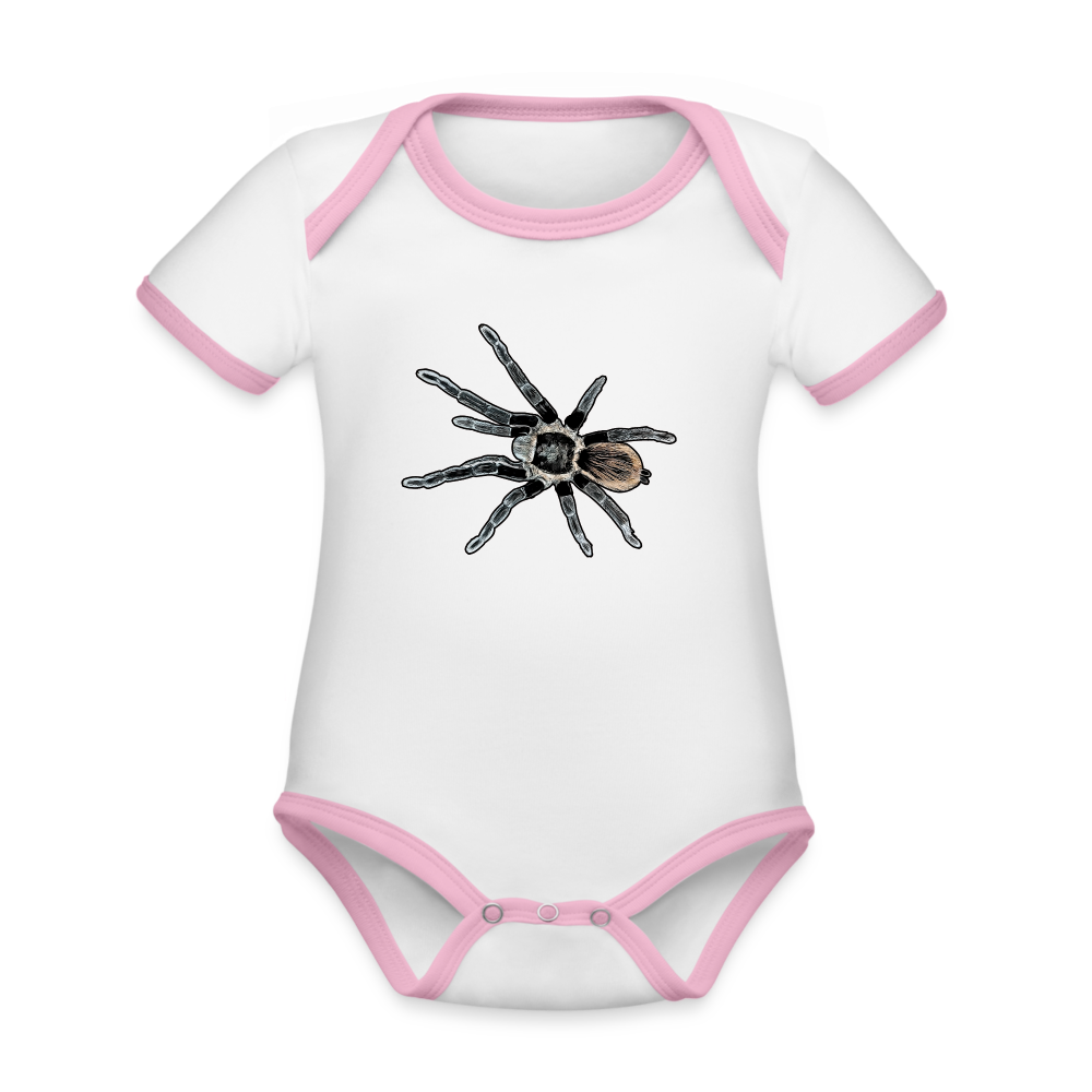 Baby Bio Kontrastbody Tliltocatl vagans - Weiß/Rose