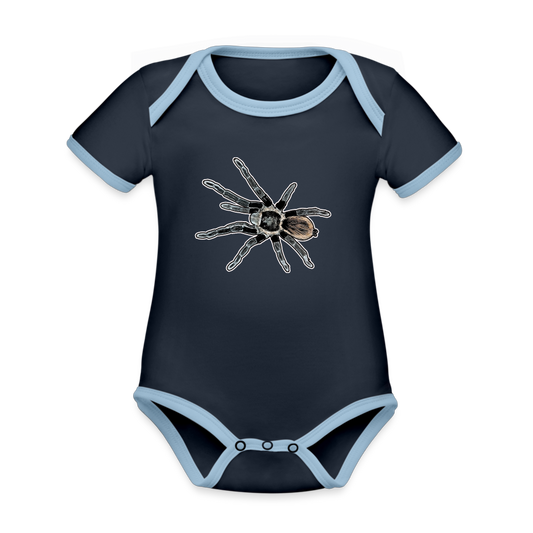 Baby Bio Kontrastbody Tliltocatl vagans - Navy/Himmelblau