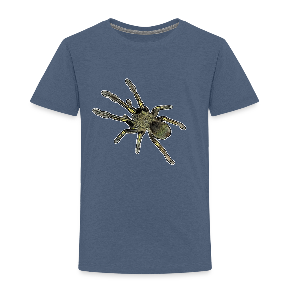 Kinder Basic T-Shirt Ephebopus murinus - Blau meliert