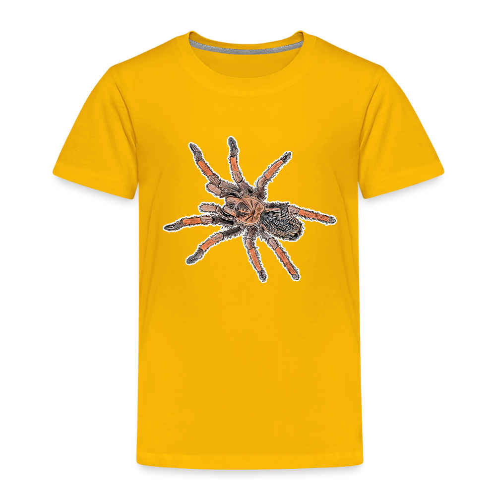 Kinder Basic T-Shirt Brachypelma emilia - Sonnengelb
