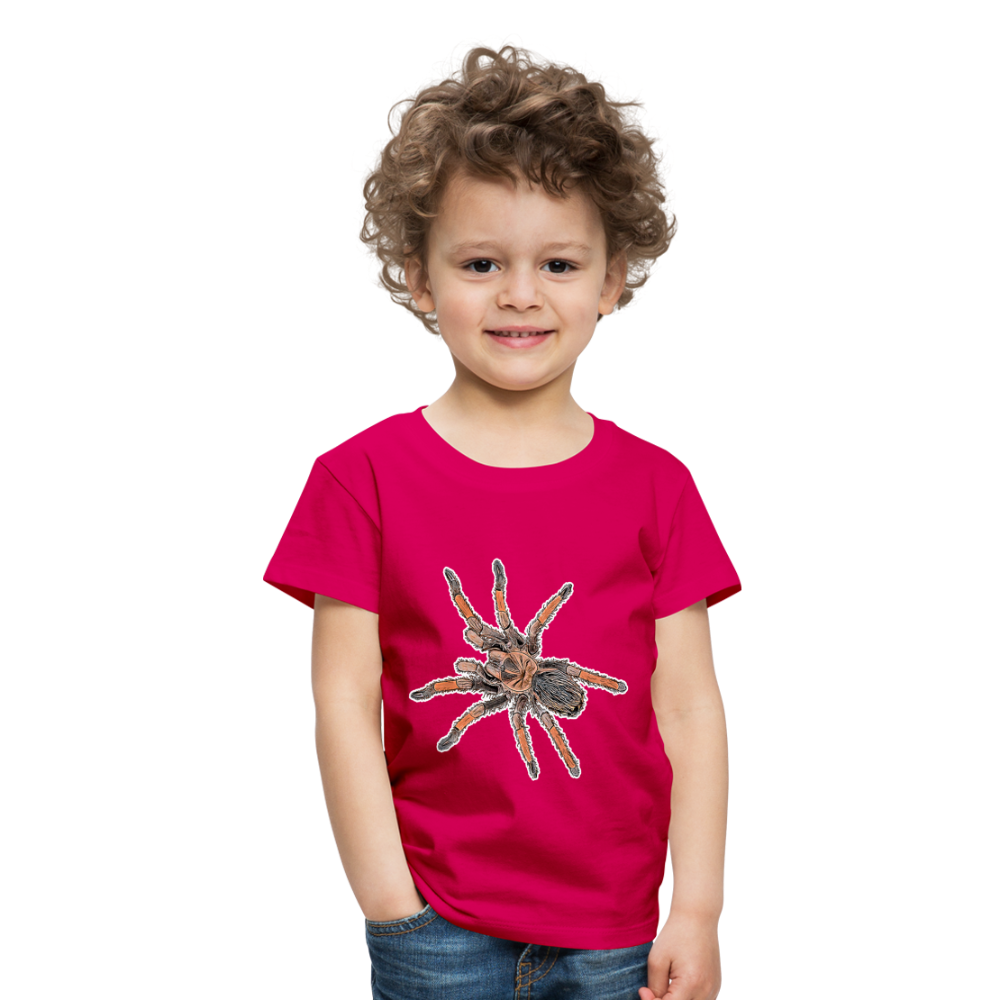 Kinder Basic T-Shirt Brachypelma emilia - dunkles Pink