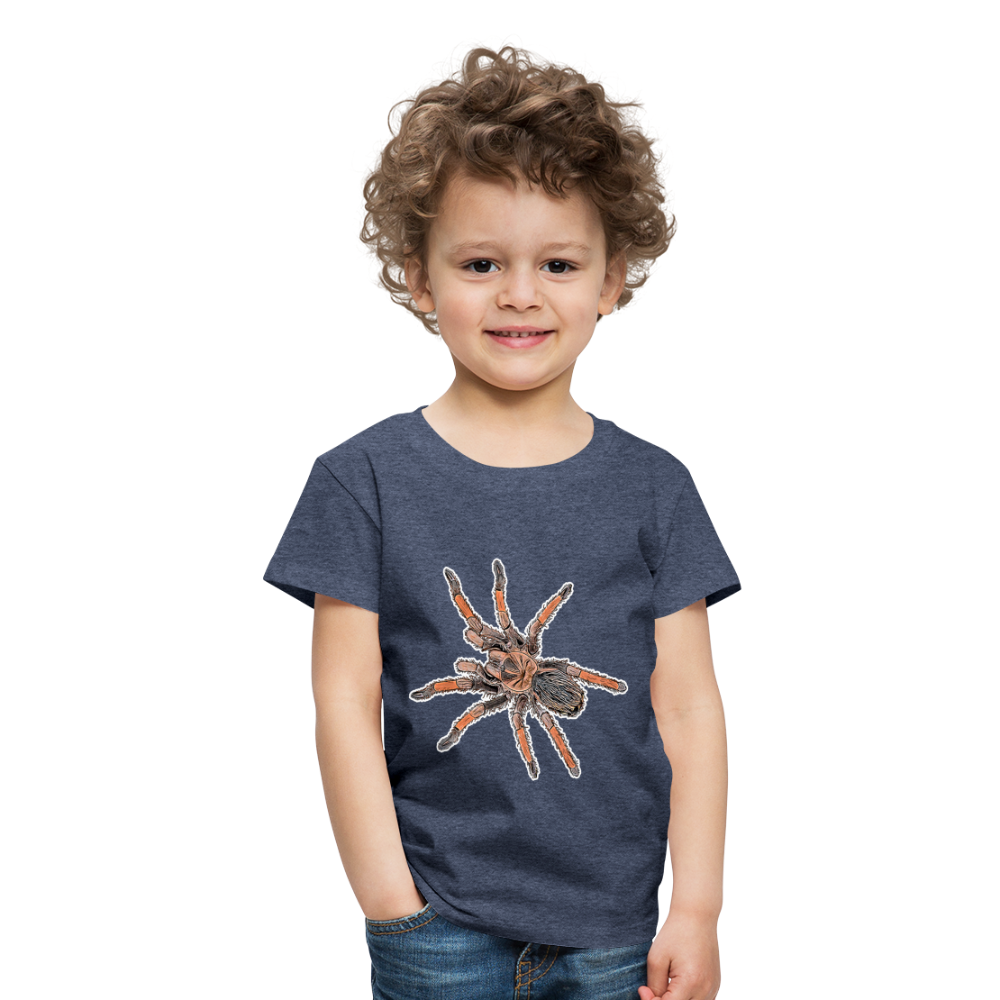 Kinder Basic T-Shirt Brachypelma emilia - Blau meliert