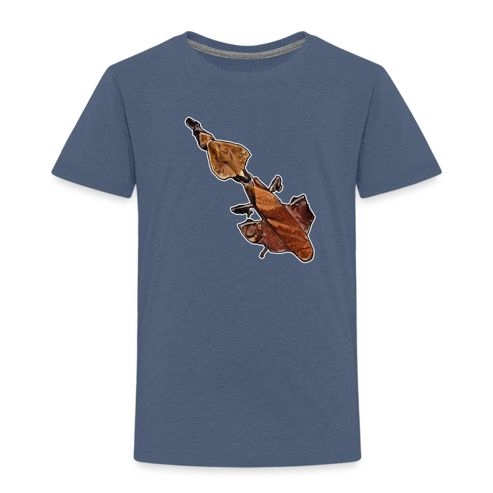Kinder Basic T-Shirt Phyllocrania paradoxa female - Blau meliert