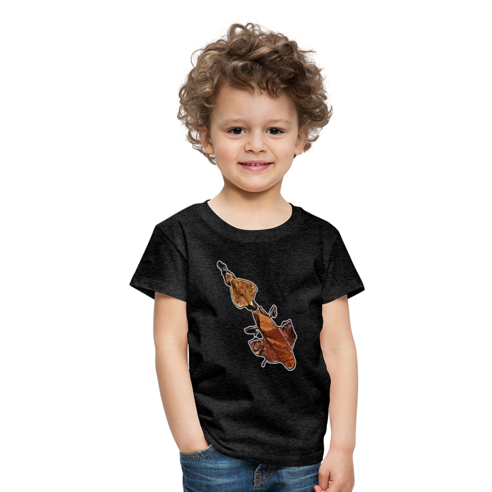 Kinder Basic T-Shirt Phyllocrania paradoxa female - Anthrazit