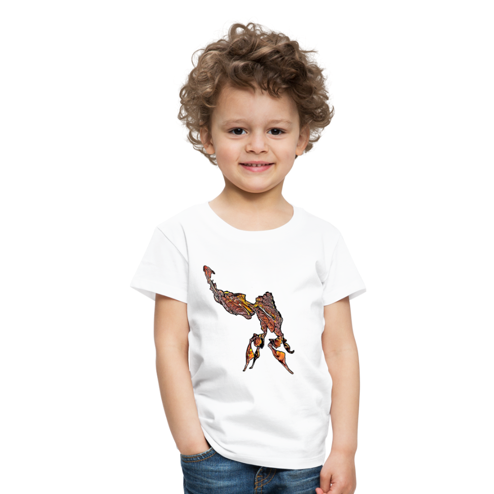 Kinder Basic T-Shirt Phyllocrania paradoxa male - weiß