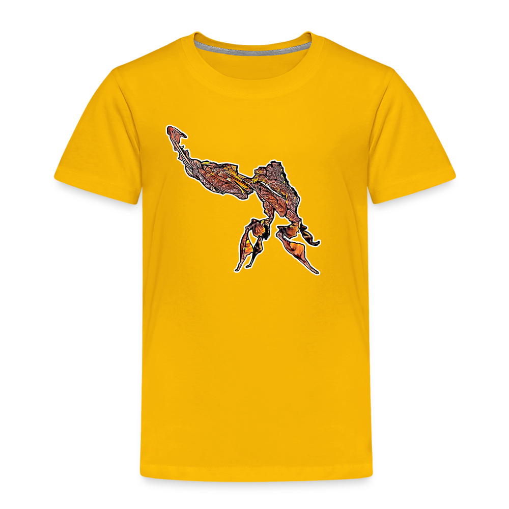 Kinder Basic T-Shirt Phyllocrania paradoxa male - Sonnengelb