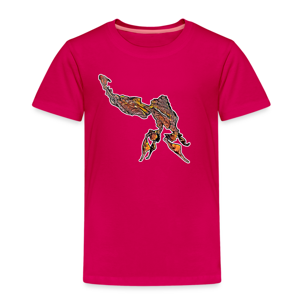 Kinder Basic T-Shirt Phyllocrania paradoxa male - dunkles Pink