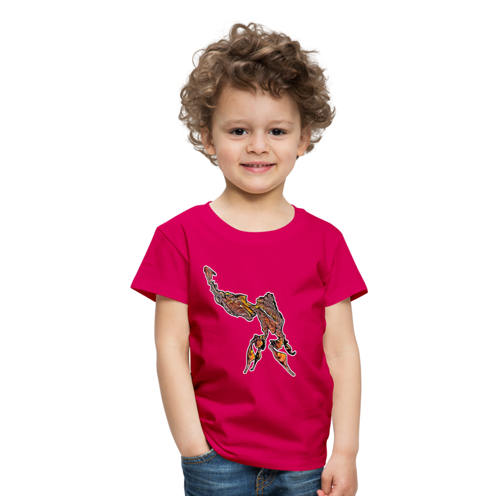 Kinder Basic T-Shirt Phyllocrania paradoxa male - dunkles Pink