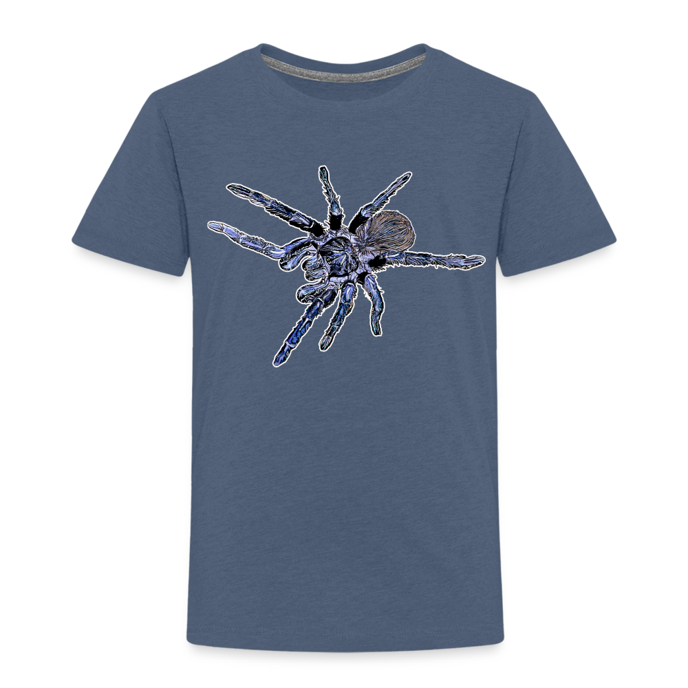 Kinder Basic T-Shirt Pterinopelma sazimai - Blau meliert