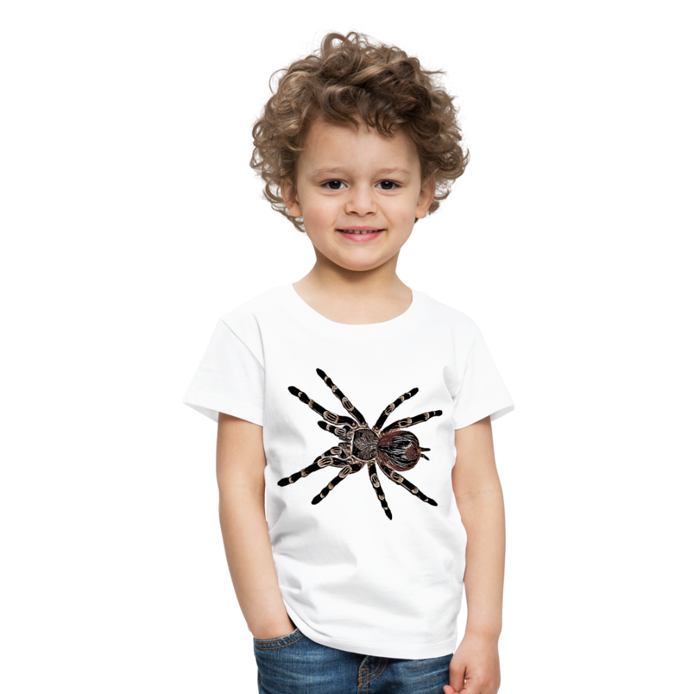 Kinder Basic T-Shirt Acanthoscurria geniculata - weiß