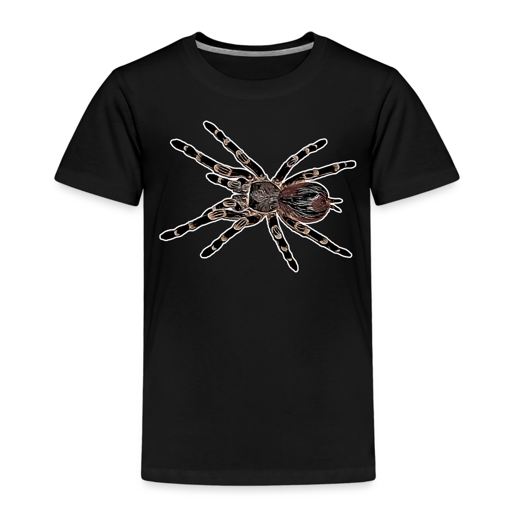 Kinder Basic T-Shirt Acanthoscurria geniculata - Schwarz