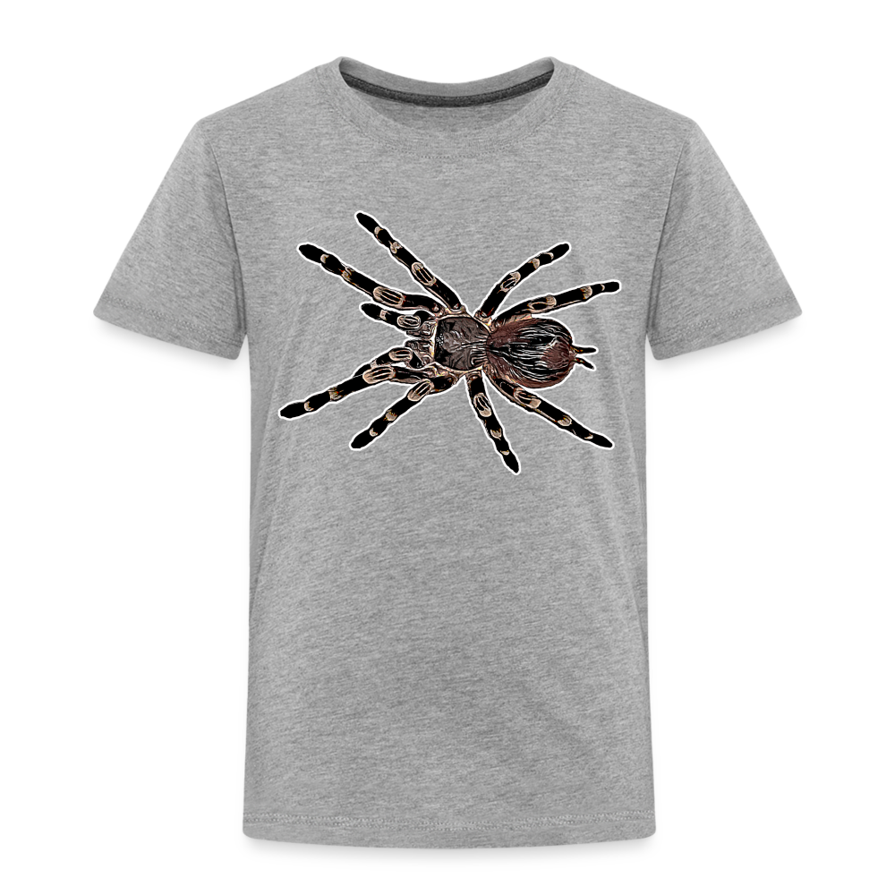 Kinder Basic T-Shirt Acanthoscurria geniculata - Grau meliert