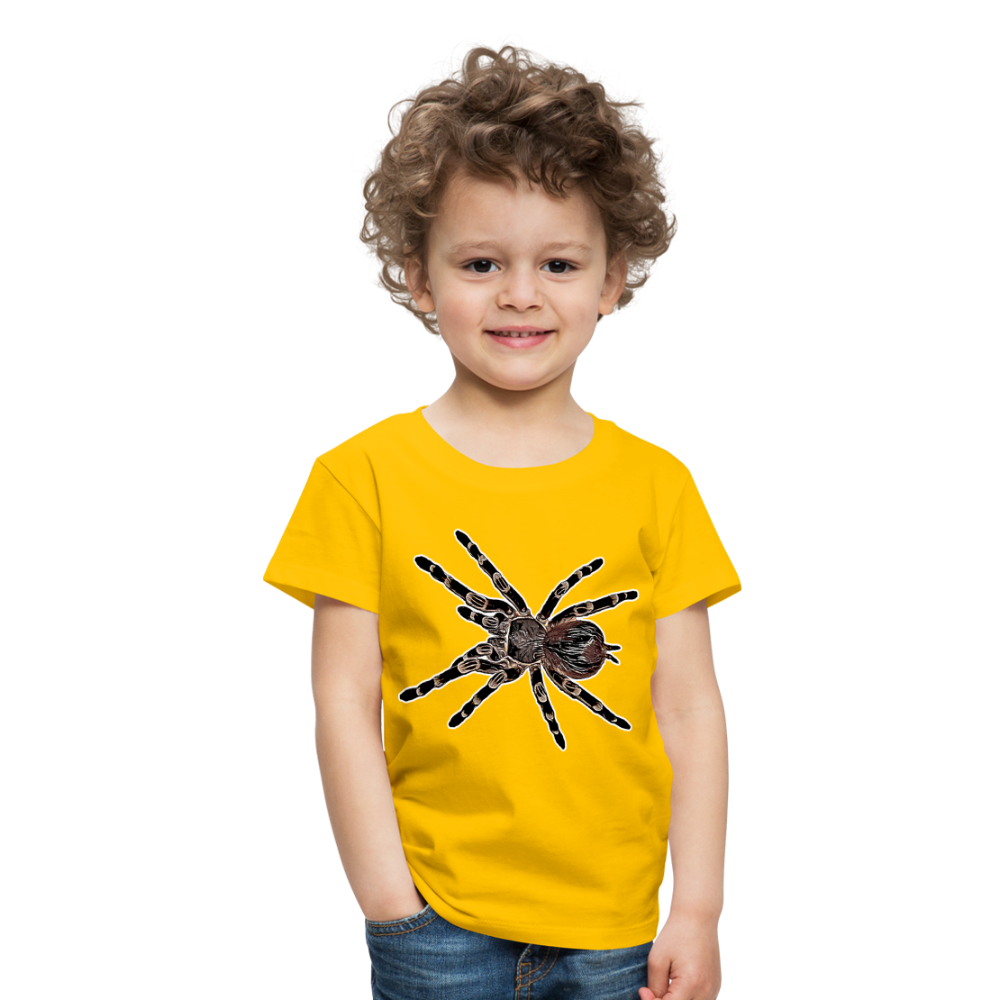 Kinder Basic T-Shirt Acanthoscurria geniculata - Sonnengelb