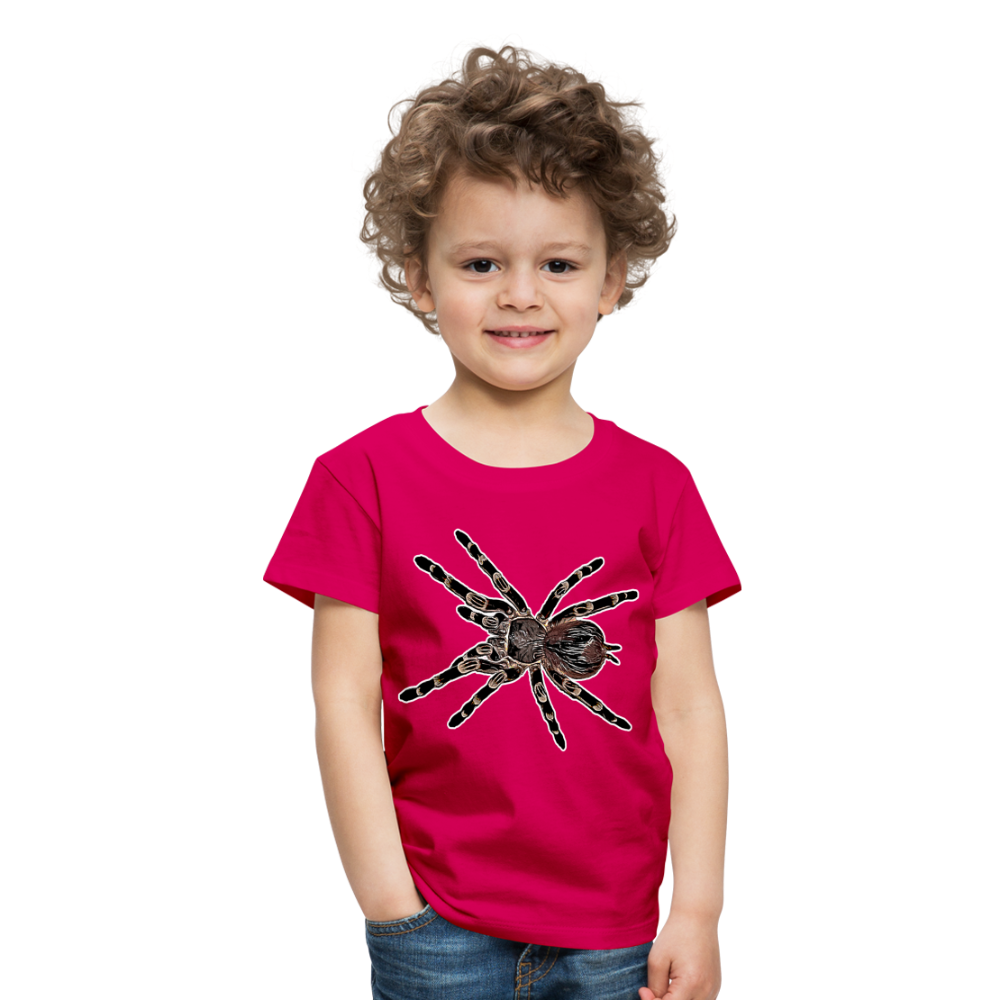 Kinder Basic T-Shirt Acanthoscurria geniculata - dunkles Pink