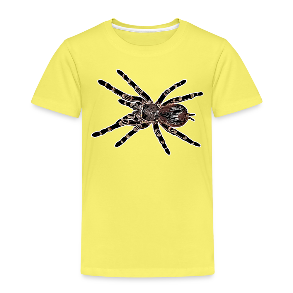 Kinder Basic T-Shirt Acanthoscurria geniculata - Gelb