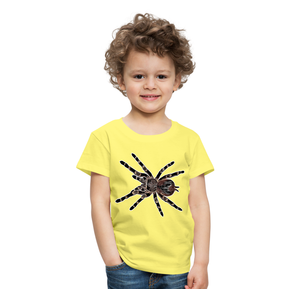 Kinder Basic T-Shirt Acanthoscurria geniculata - Gelb