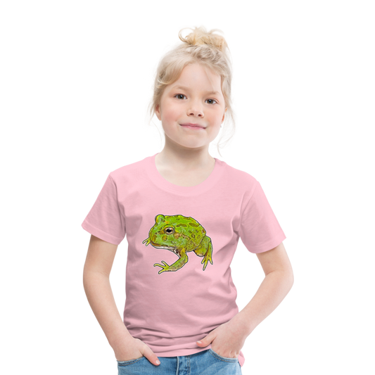 Kinder Basic T-Shirt Ceratophrys cranwelli Peppermint Blue - Hellrosa