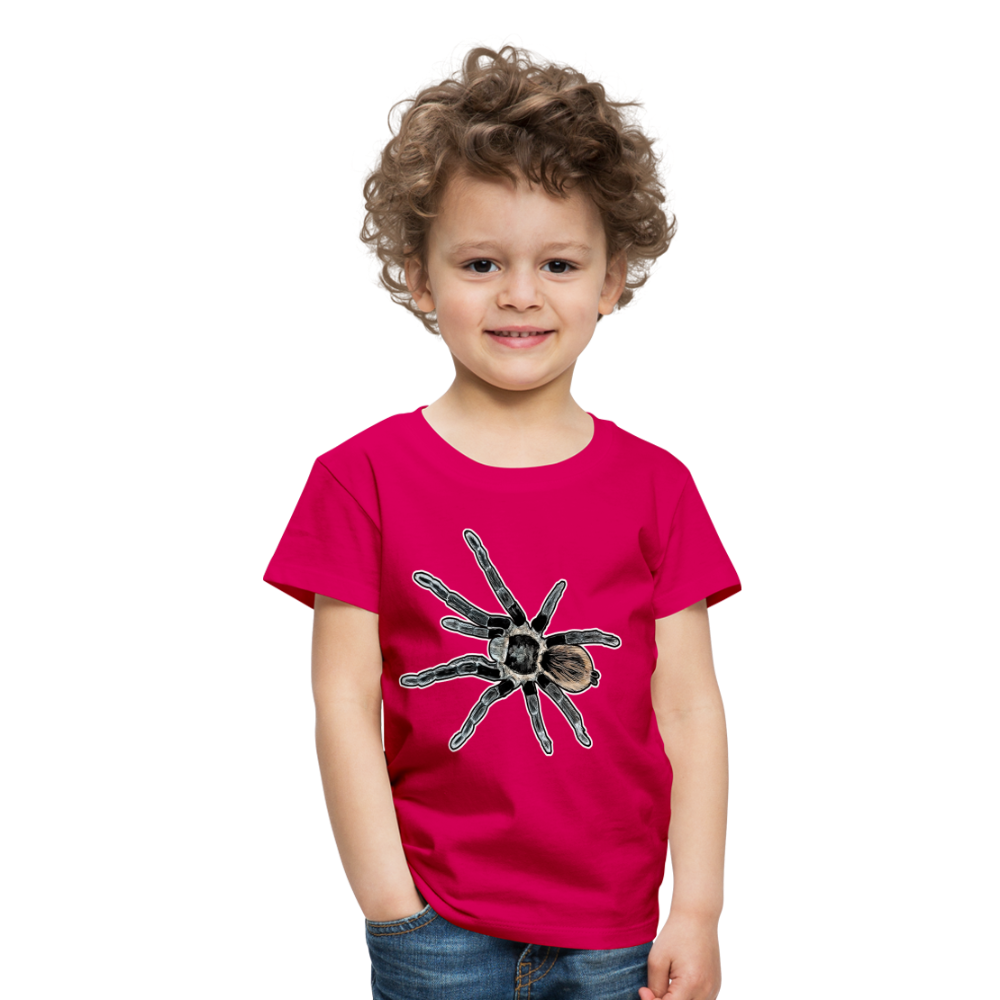 Kinder Basic T-Shirt Tliltocatl vagans - dunkles Pink