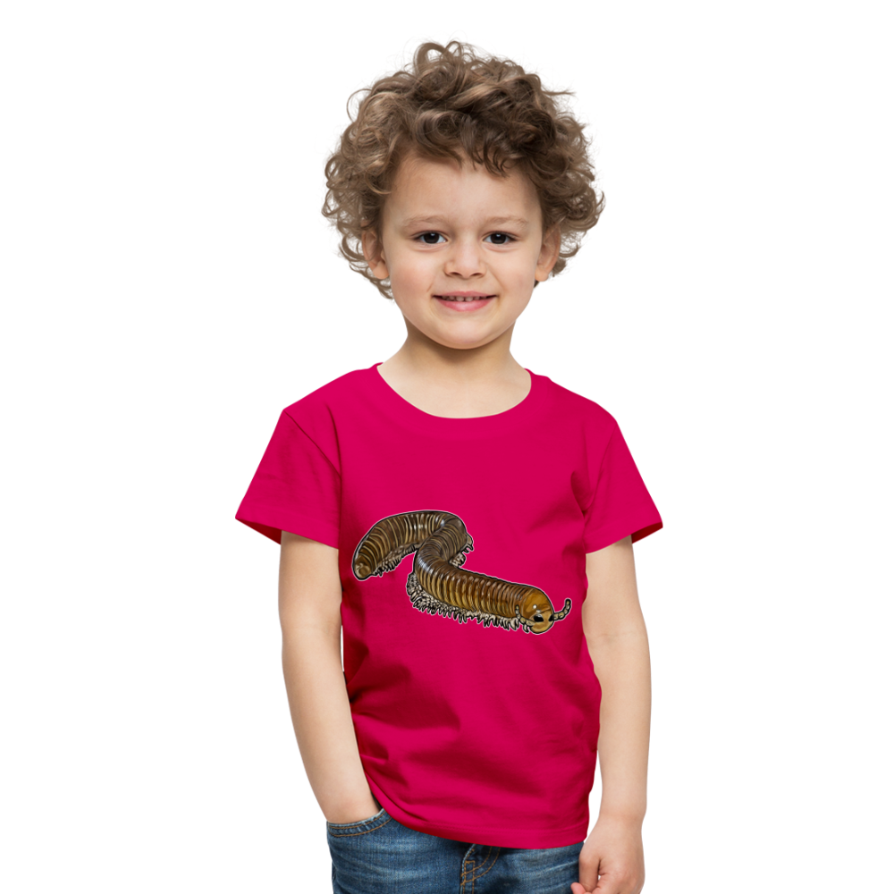 Kinder Basic T-Shirt Telodeinopus aoutii - dunkles Pink