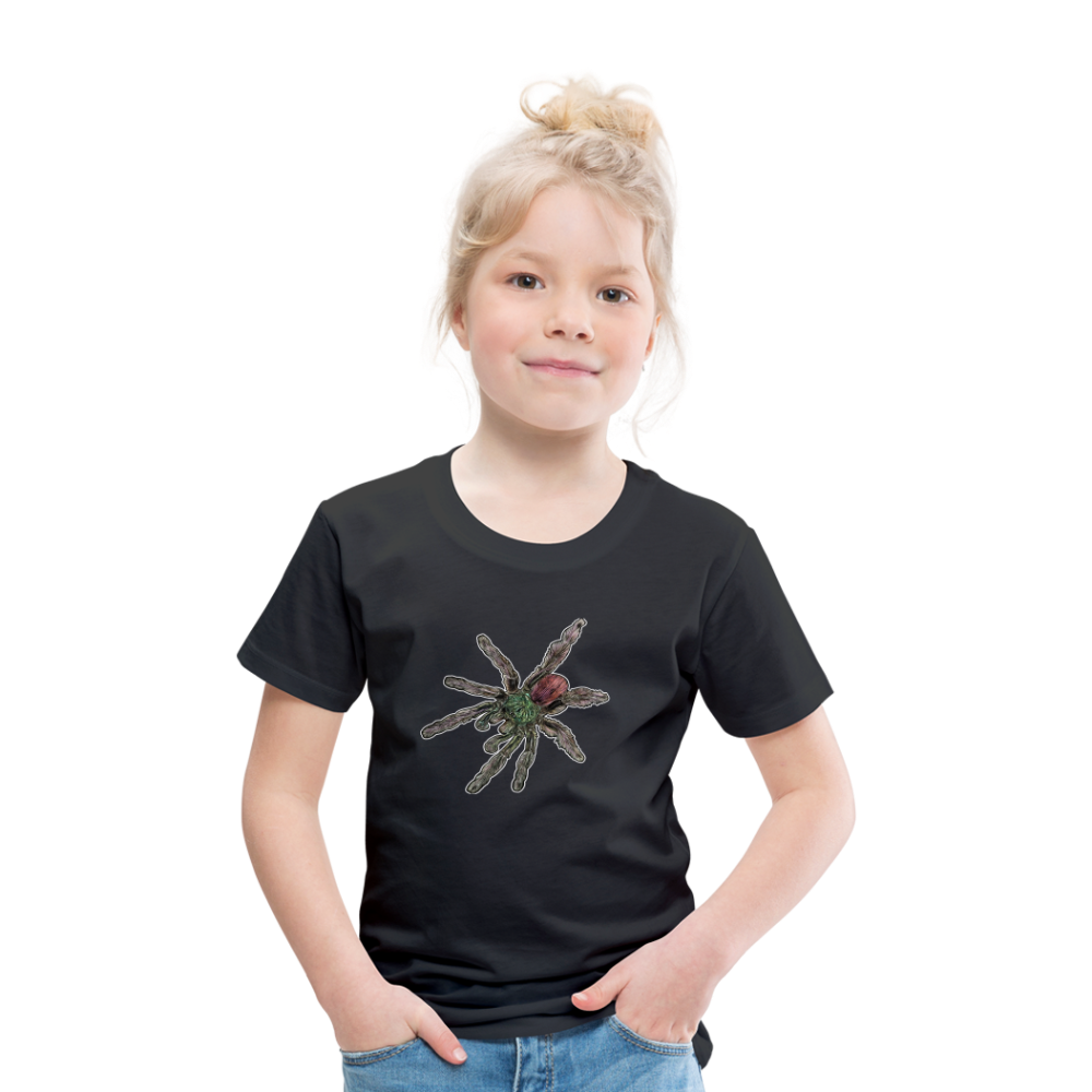 Kinder Basic T-Shirt Caribena versicolor - Schwarz