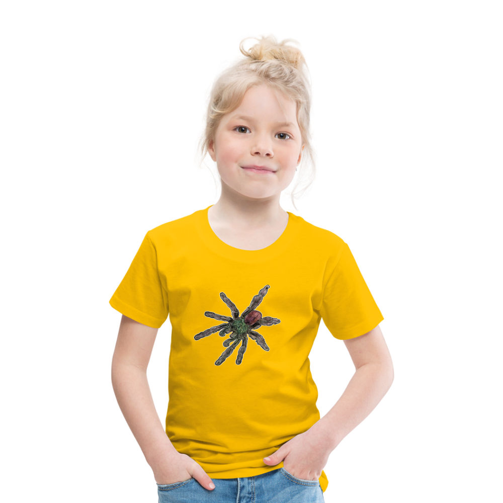 Kinder Basic T-Shirt Caribena versicolor - Sonnengelb