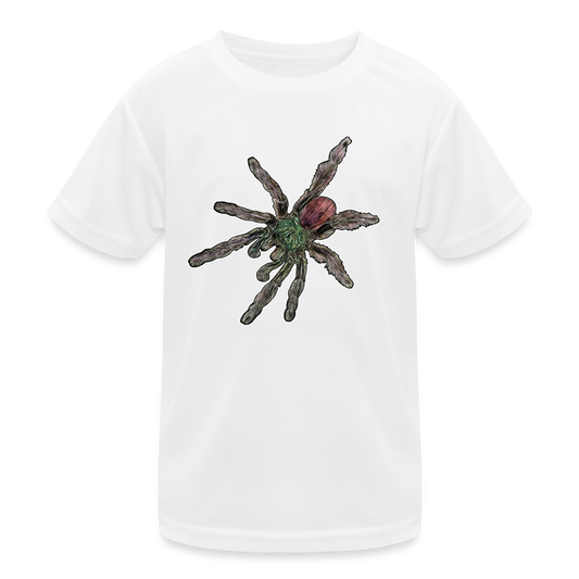 Kinder Funktions-T-Shirt Caribena versicolor - weiß