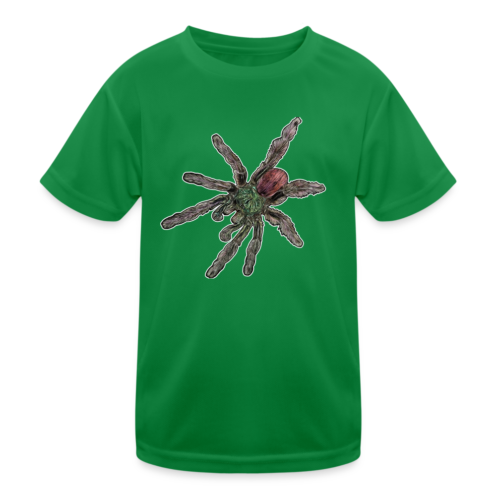 Kinder Funktions-T-Shirt Caribena versicolor - Kelly Green