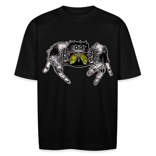 Unisex Stanley & Stella Oversize Bio-T-Shirt Phidippus regius Rastafari male - Schwarz