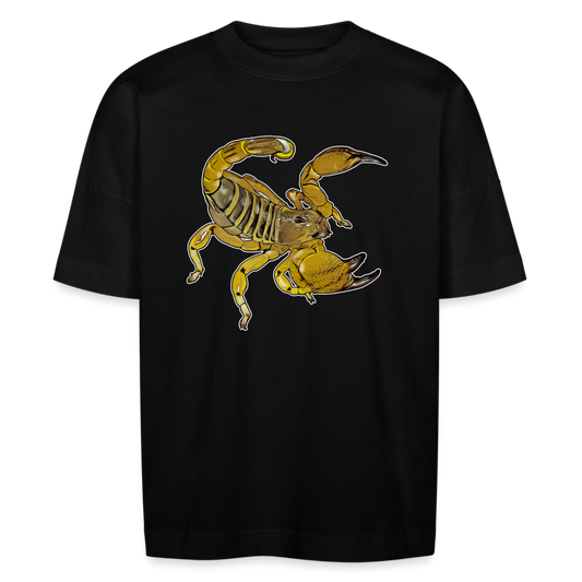Unisex Stanley & Stella Oversize Bio-T-Shirt Scorpio maurus palmatus - Schwarz