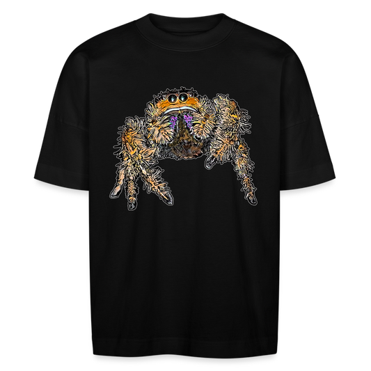 Unisex Stanley & Stella Oversize Bio-T-Shirt Phidippus regius Everglades female - Schwarz