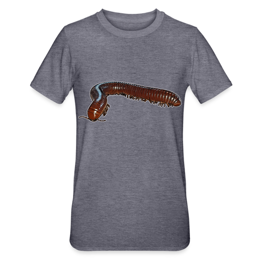 Unisex T-Shirt Ophistreptus guineensis - Navy meliert