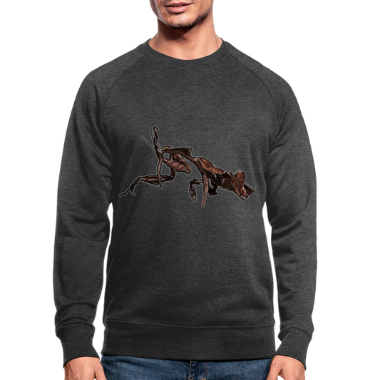 Männer Stanley & Stella Bio-Sweatshirt Phyllocrania paradoxa female 2 - Dunkelgrau meliert