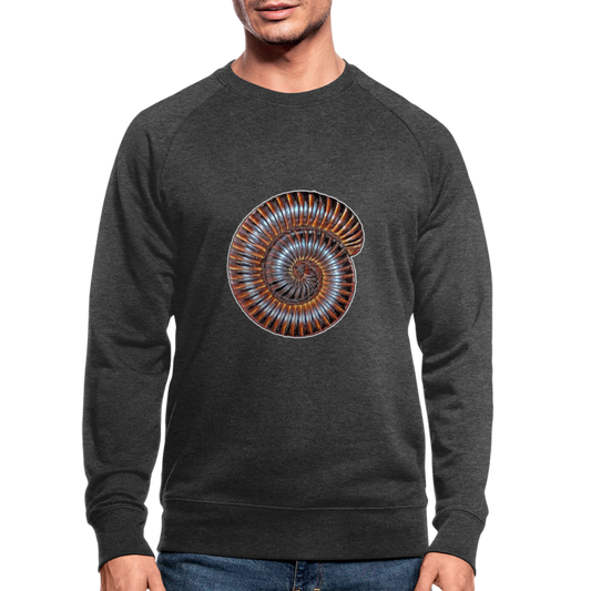 Männer Stanley & Stella Bio-Sweatshirt Archispirostreptus gigas - Dunkelgrau meliert