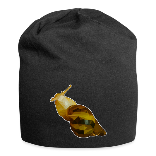 Jersey-Beanie Achatina reticulata Low Poly - Schwarz