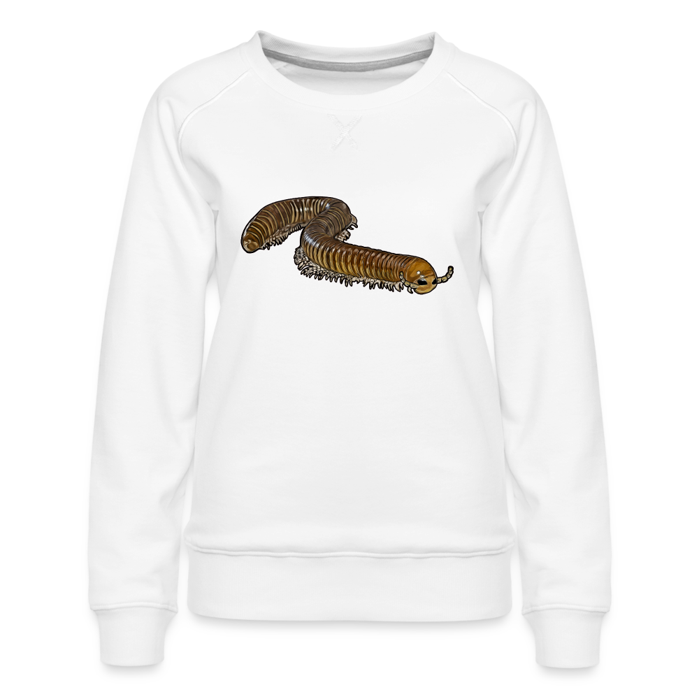 Frauen Pullover Telodeinopus aoutii - weiß
