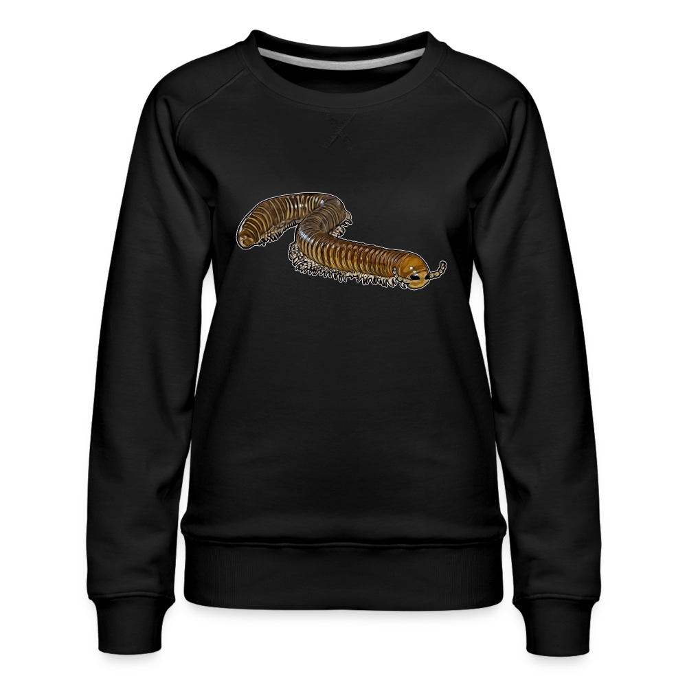 Frauen Pullover Telodeinopus aoutii - Schwarz