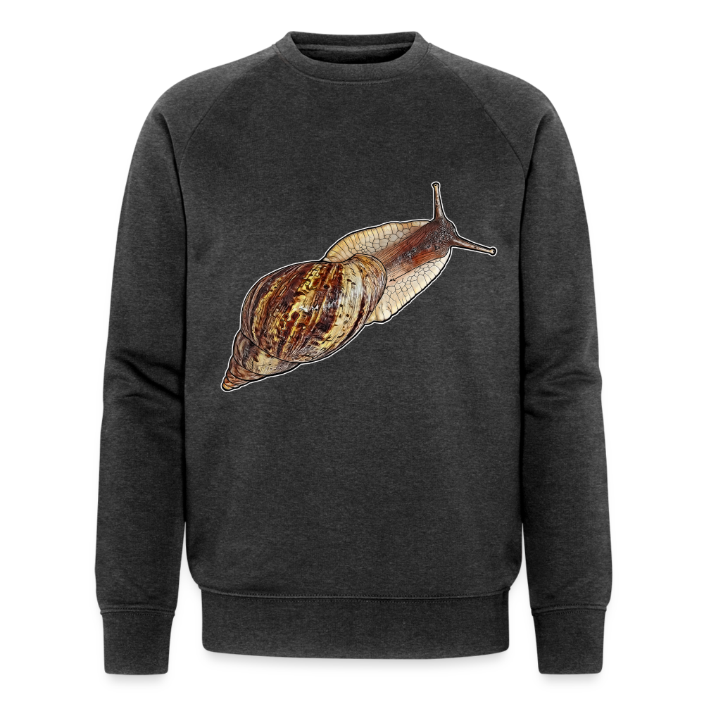 Männer Stanley & Stella Bio-Sweatshirt Achatina reticulata wildfarben - Dunkelgrau meliert