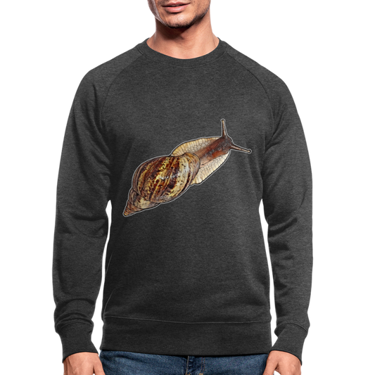 Männer Stanley & Stella Bio-Sweatshirt Achatina reticulata wildfarben - Dunkelgrau meliert