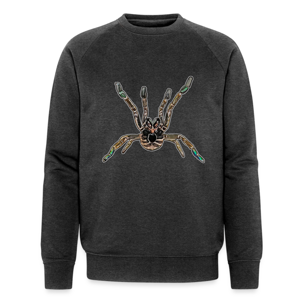 Männer Stanley & Stella Bio-Sweatshirt Pterinochilus murinus tcf - Dunkelgrau meliert