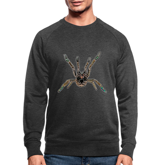 Männer Stanley & Stella Bio-Sweatshirt Pterinochilus murinus tcf - Dunkelgrau meliert