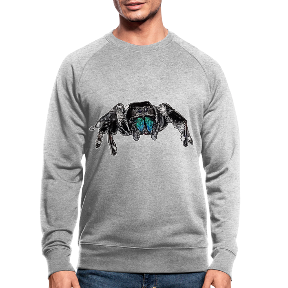 Männer Stanley & Stella Bio-Sweatshirt Phidippus regius Everglades male - Grau meliert