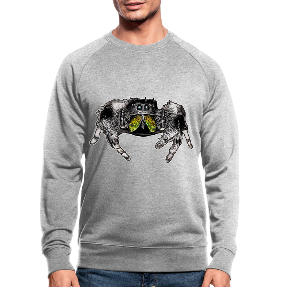 Männer Stanley & Stella Bio-Sweatshirt Phidippus regius Rastafari male - Grau meliert