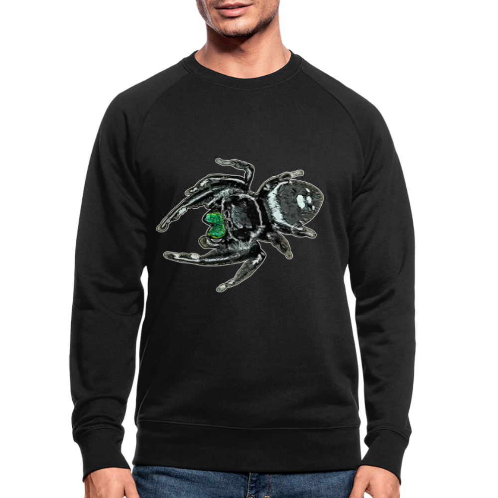 Männer Stanley & Stella Bio-Sweatshirt Phidippus regius White Bahamas male - Schwarz