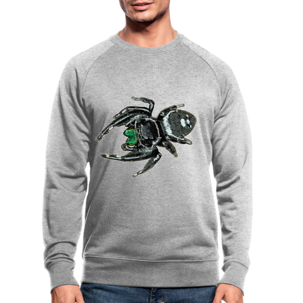 Männer Stanley & Stella Bio-Sweatshirt Phidippus regius White Bahamas male - Grau meliert