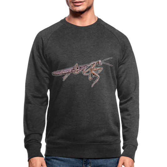 Männer Stanley & Stella Bio-Sweatshirt Rhombodera kirbyi male - Dunkelgrau meliert