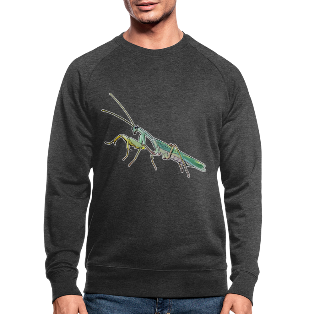 Männer Stanley & Stella Bio-Sweatshirt Sphodromantis lineola male - Dunkelgrau meliert